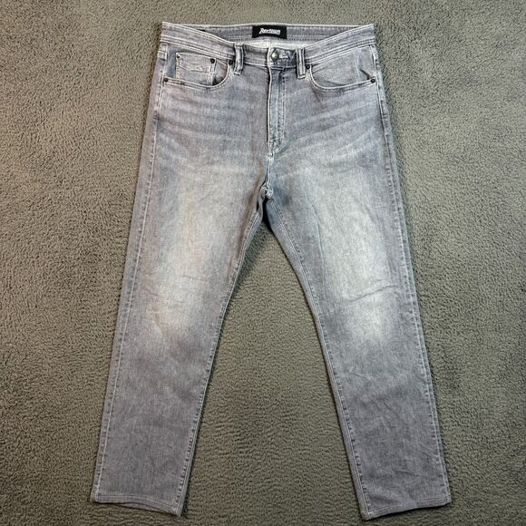 Revtown Jeans Mens 34x32 Gray Automatic Relaxed Fit Stretch Denim Pants - Picture 1 of 15
